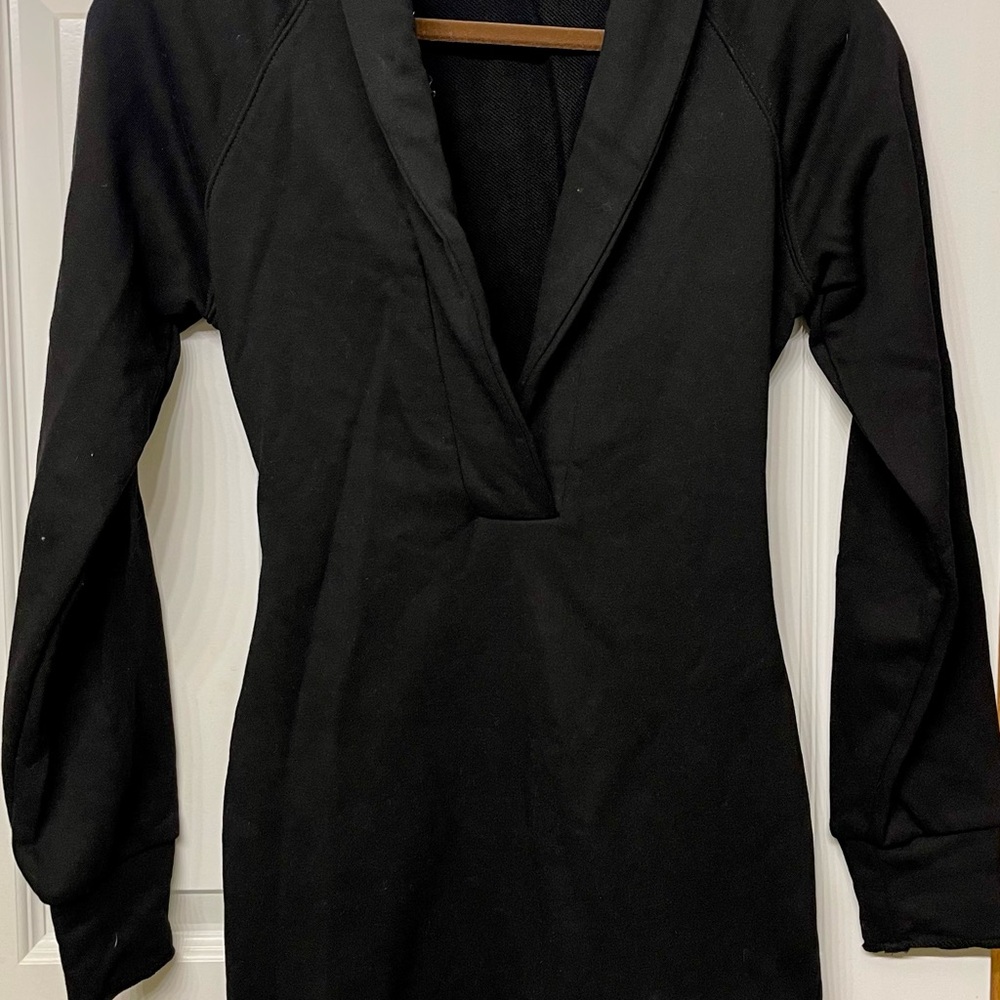 Black Long Sleeve Blazer Dress